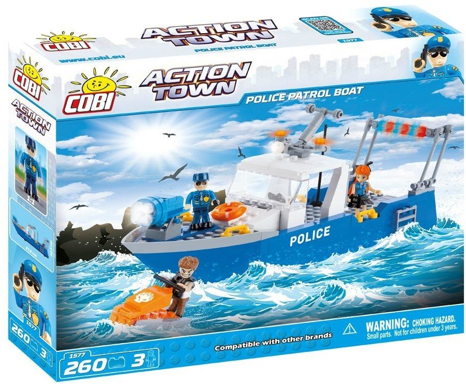 Конструктор COBI Police Patrol Boat - COBI-1577