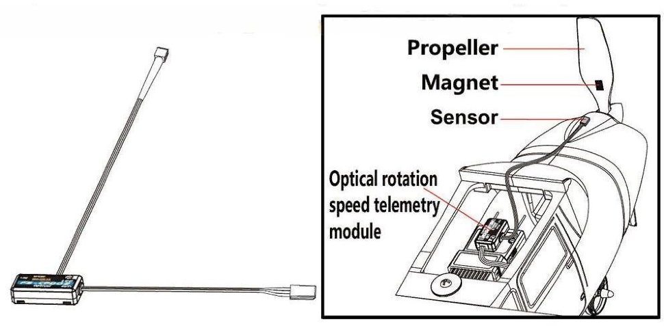 Датчик оборотов оптический для телеметрии - FS-CPD02
