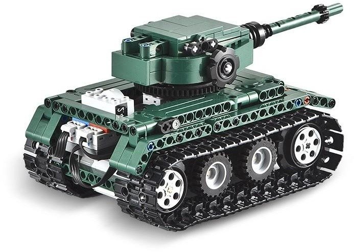 Конструктор Double E Cada Technics, Танк Tiger 1, 313 деталей, пульт управления - C51018W