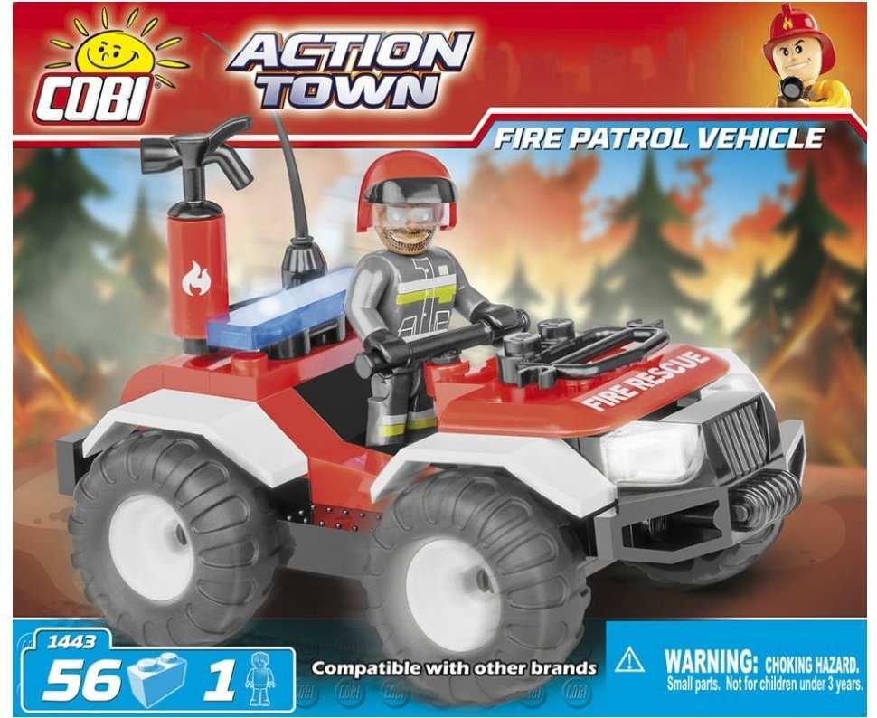 Конструктор COBI Пожарный квадроцикл - COBI-1443
