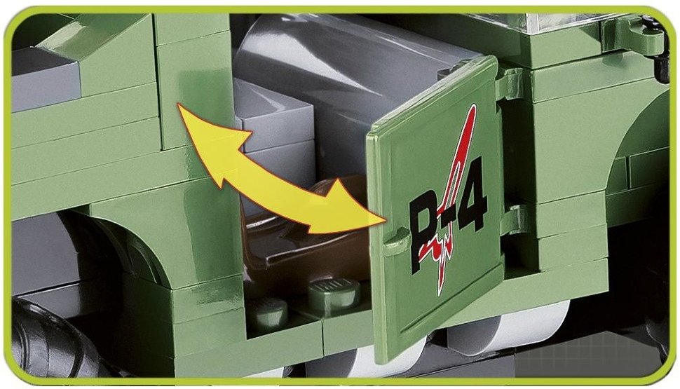 Конструктор COBI Военный джип P-4 Armoured Car - COBI-2336