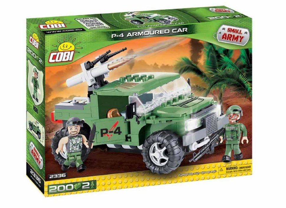 Конструктор COBI Военный джип P-4 Armoured Car - COBI-2336