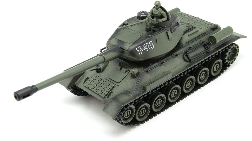 Радиоуправляемый танковый бой Русский Т34 и Немецкий Tiger Zegan масштаб 1:28 27Mhz 40Mhz - 99824