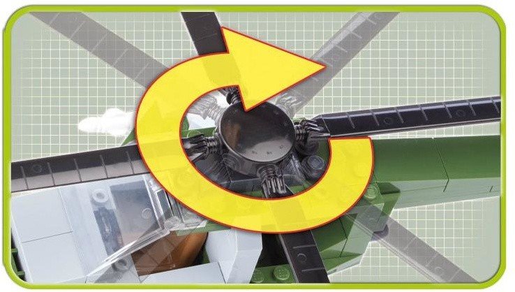 Конструктор COBI EAGLE ATTACK HELICOPTE - COBI-2362