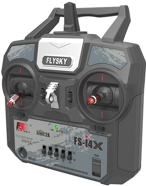 Радиоаппаратура FlySky i4x (4 канала) с приемником А6 (6 каналов) 2.4гГц - FS-I4X+A6