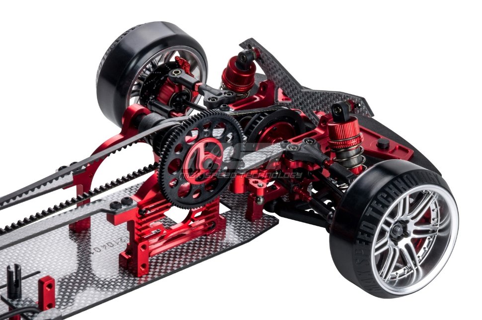 MS-01D VIP II 1/10 Scale 4WD Electric Drift Car Chassis ARR (SSG) (red)
